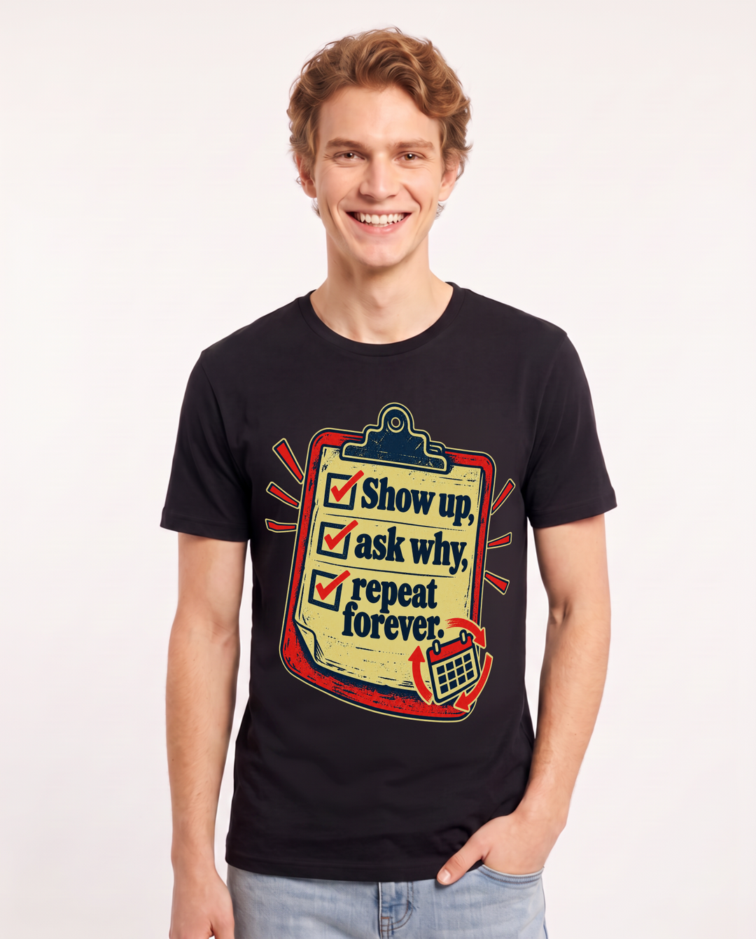 Political Statement Black T-Shirt for Men – Everyday Expression Graphic Tee product image 3