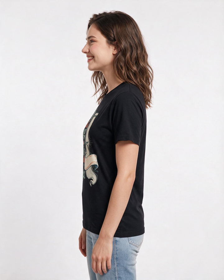 Christian Faith Women's Black T-Shirt – My list is long, but His provision is longer. product image 2