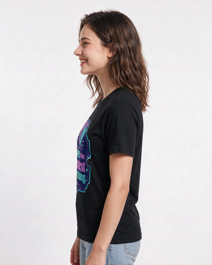 Pride Black T-Shirt for Women – Everyday Expression Graphic Tee product image 2