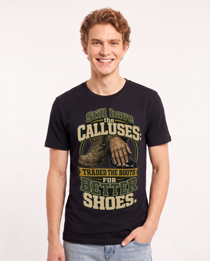 Veteran Black T-Shirt for Men – Everyday Expression Graphic Tee product image 3