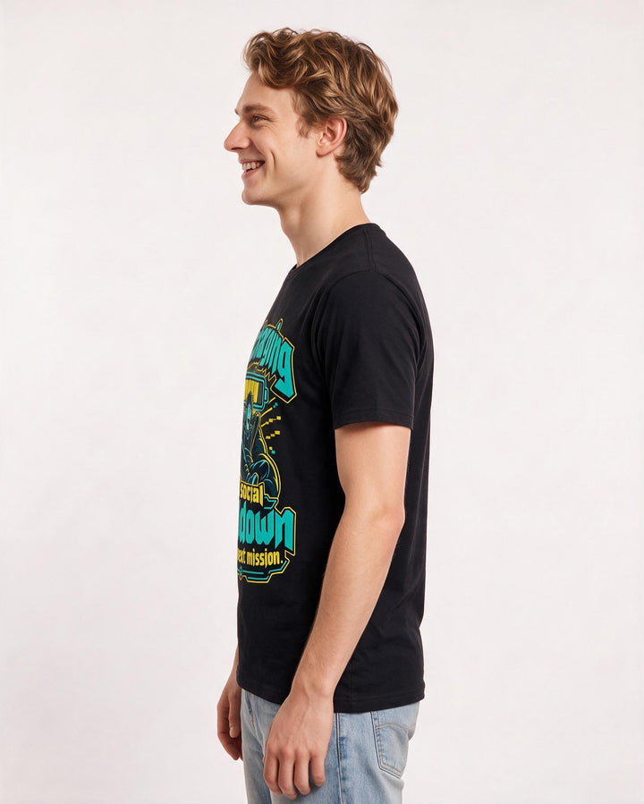 Gaming Black T-Shirt for Men – Game Night Graphic Tee product image 2