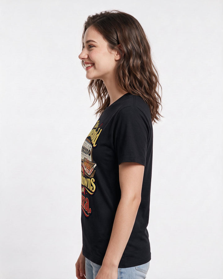 Gaming Black T-Shirt for Women – Game Night Graphic Tee product image 2