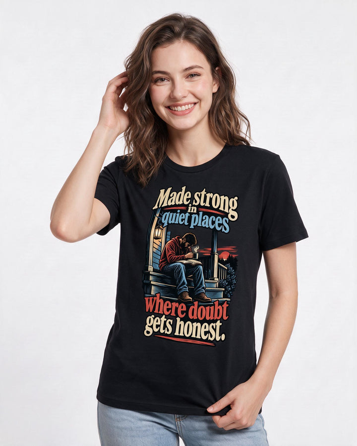 Christian Faith Black T-Shirt for Women – Everyday Expression Graphic Tee product image 1