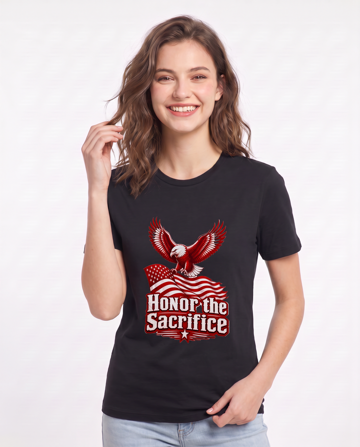 Honor the Sacrifice Women's Black T-Shirt product image 1