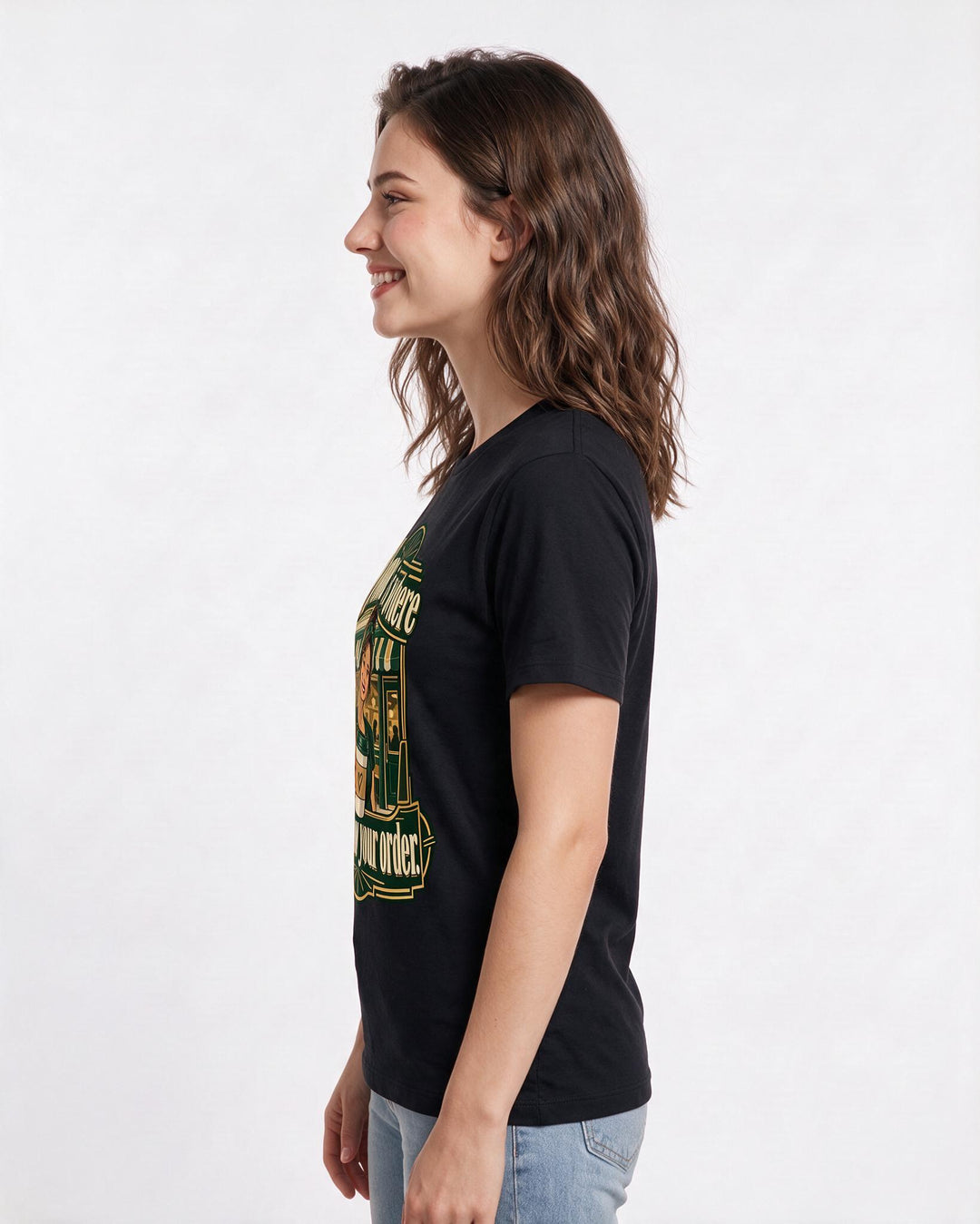 Patriotic Black T-Shirt for Women – Everyday Expression Graphic Tee product image 2