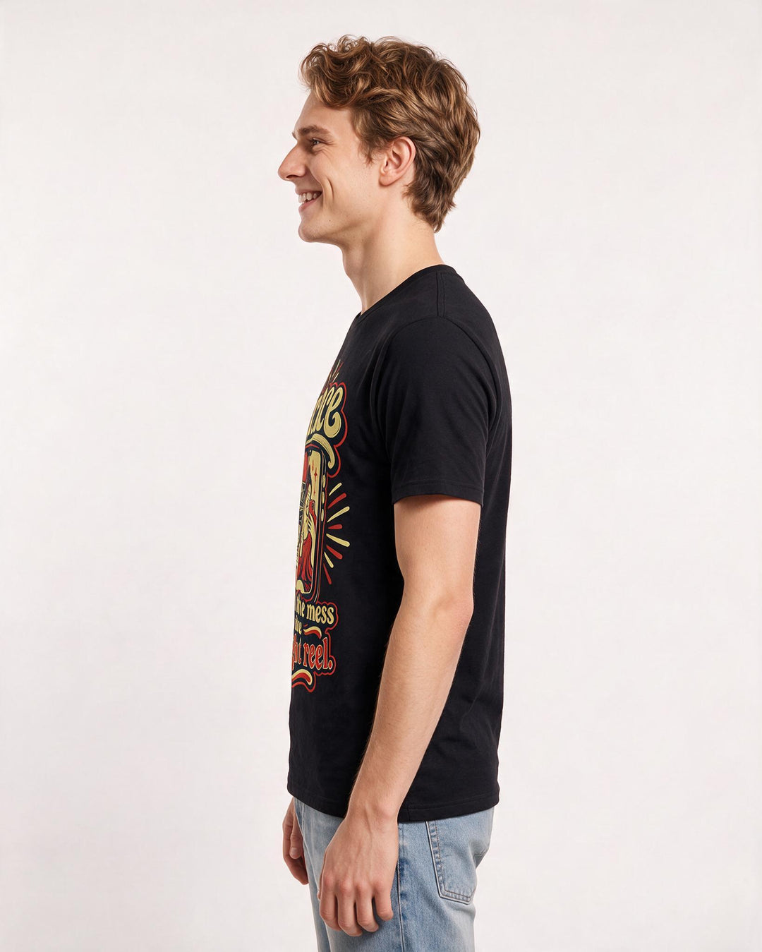 Christian Faith Black T-Shirt for Men – Everyday Expression Graphic Tee product image 2