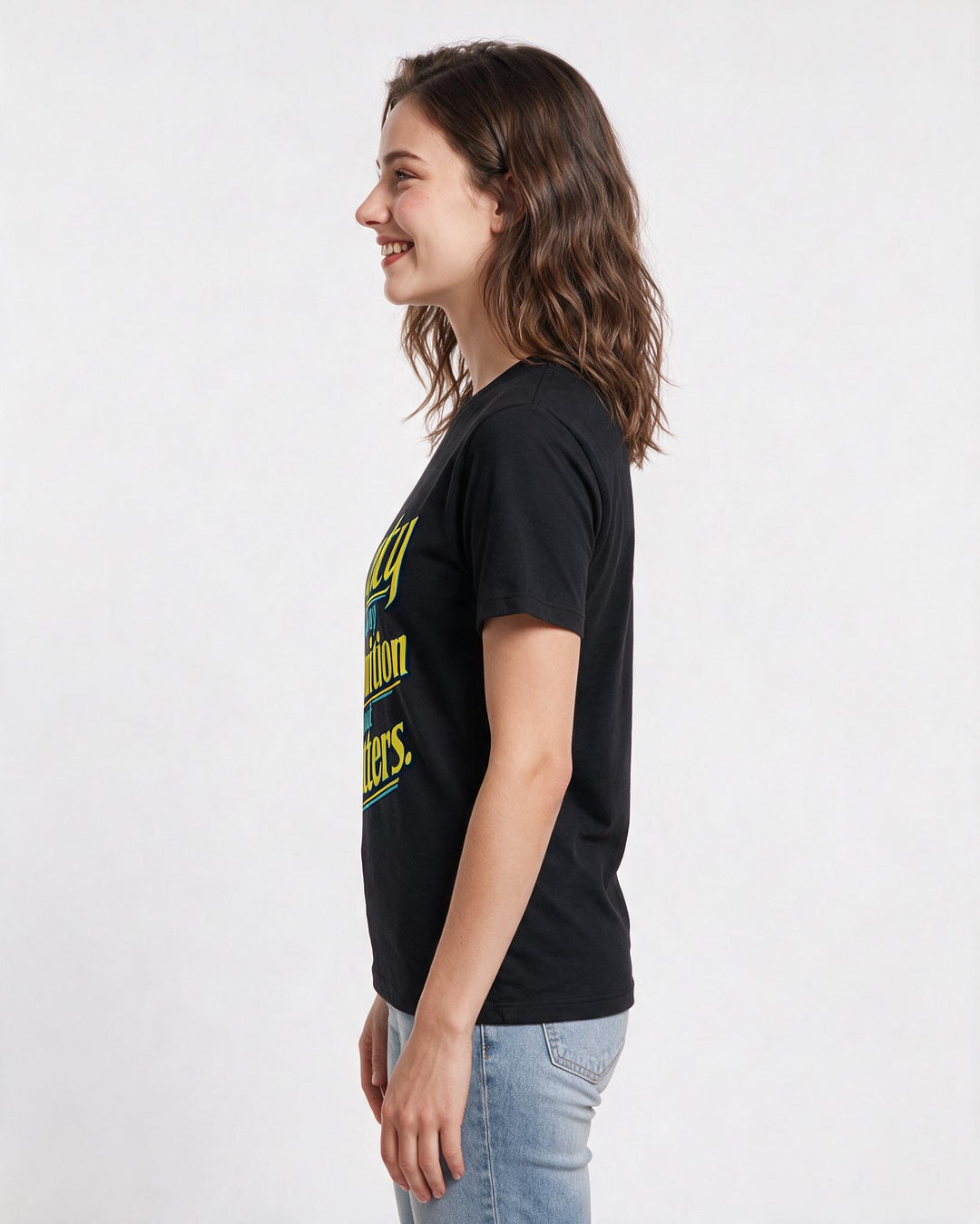 Veteran Black T-Shirt for Women – Everyday Expression Graphic Tee product image 2