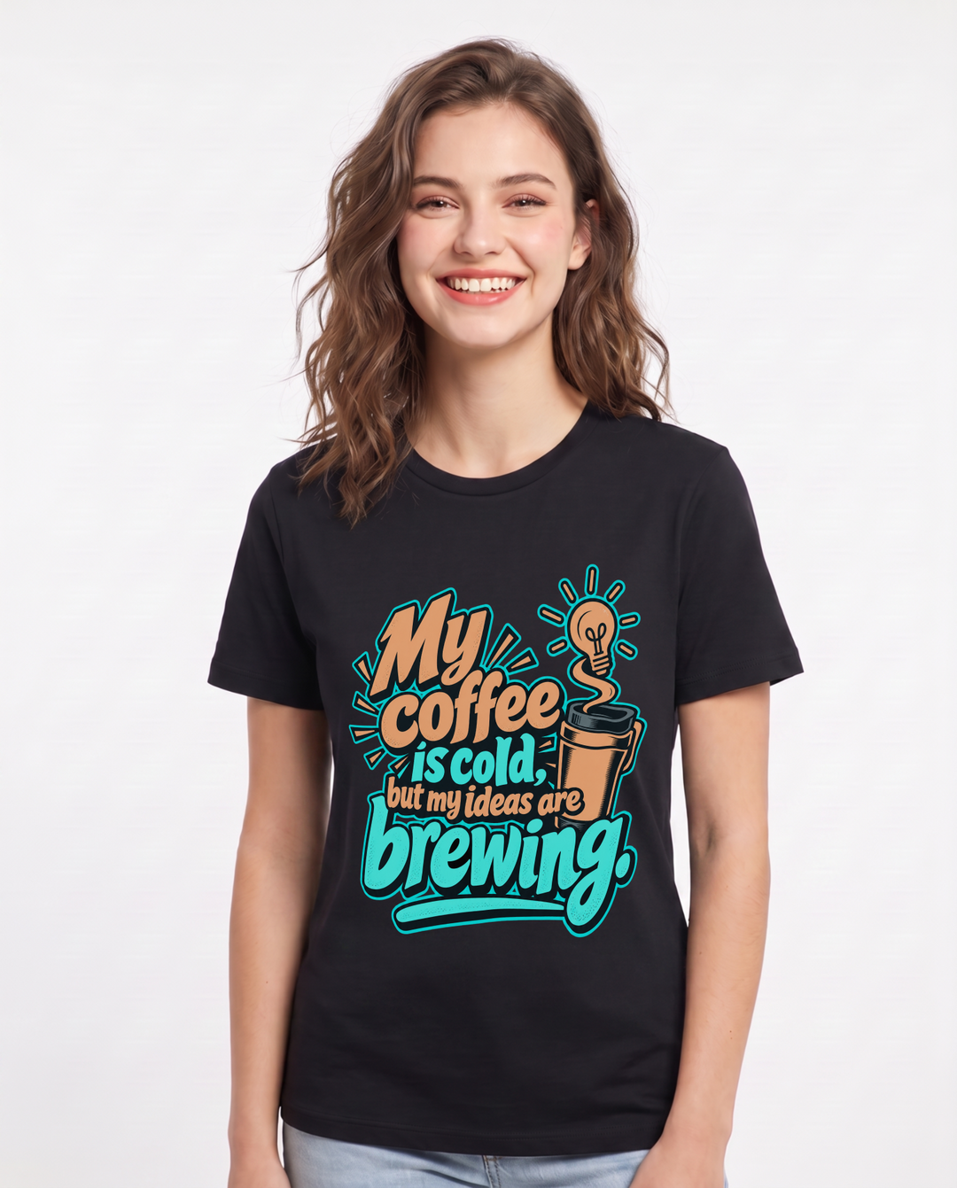 Teacher Black T-Shirt for Women – Everyday Expression Graphic Tee product image 3