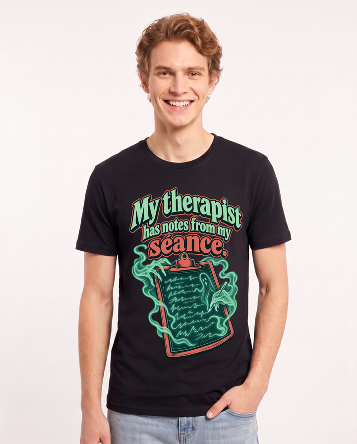 Halloween Black T-Shirt for Men – Halloween Theme Graphic Tee product image 3