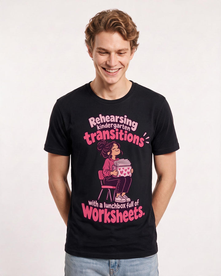 Teacher Black T-Shirt for Men – Everyday Expression Graphic Tee product image 1