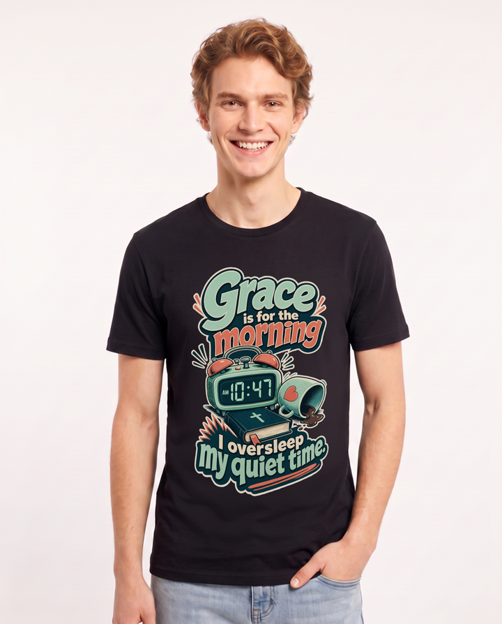 Christian Faith Black T-Shirt for Men – Everyday Expression Graphic Tee product image 3