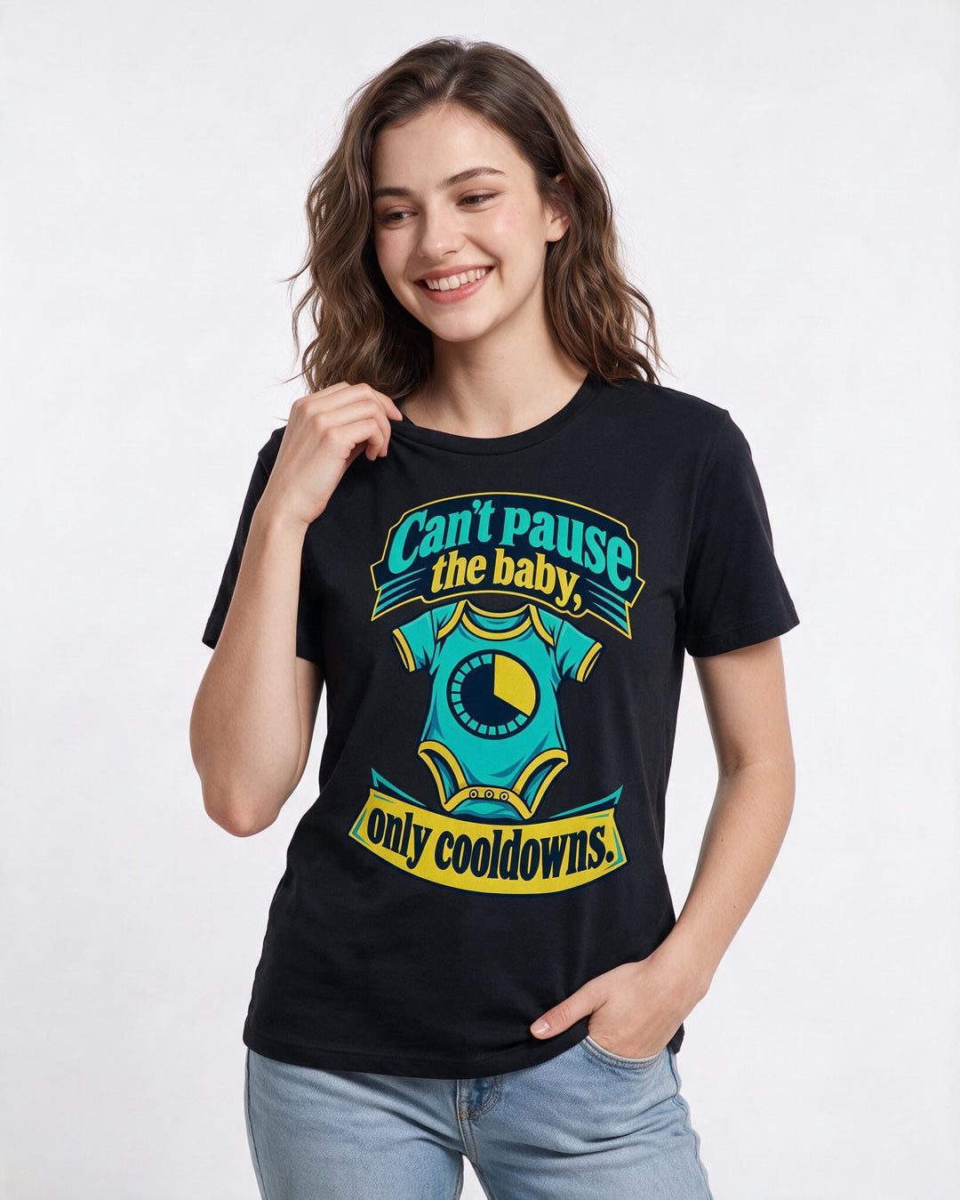 Gaming Black T-Shirt for Women – Game Night Graphic Tee product image 1