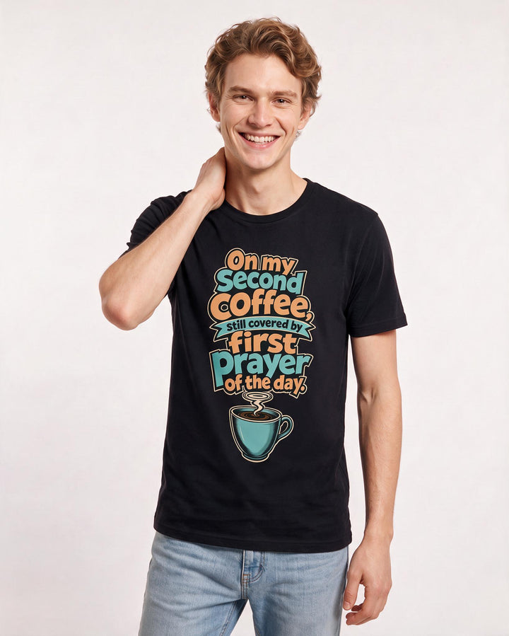 Christian Faith Black T-Shirt for Men – Everyday Expression Graphic Tee product image 3