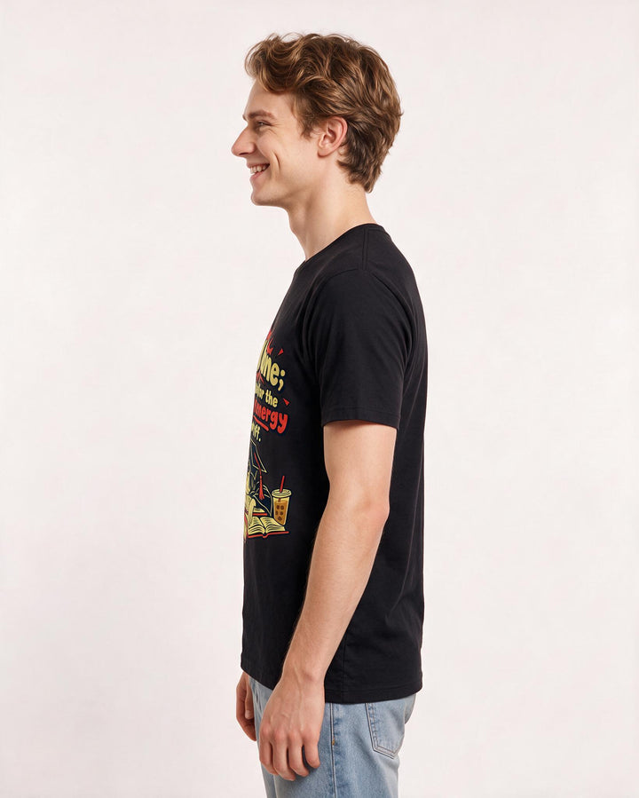 Graduation Black T-Shirt for Men – Everyday Expression Graphic Tee product image 2
