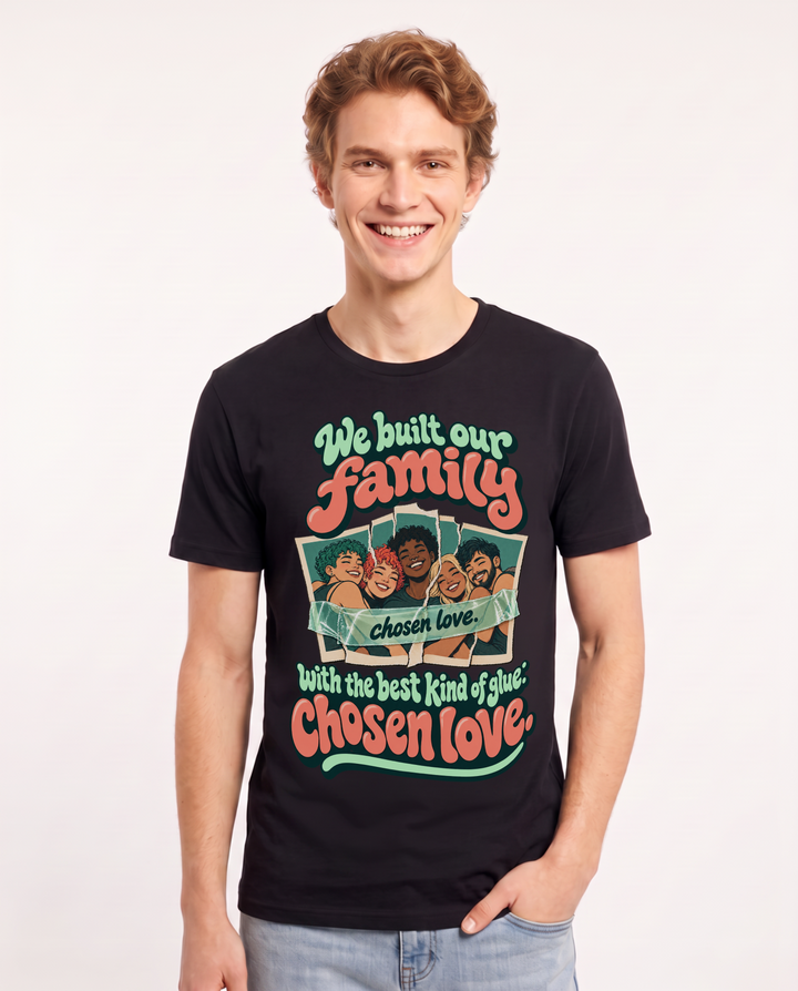 Pride Black T-Shirt for Men – Everyday Expression Graphic Tee product image 3