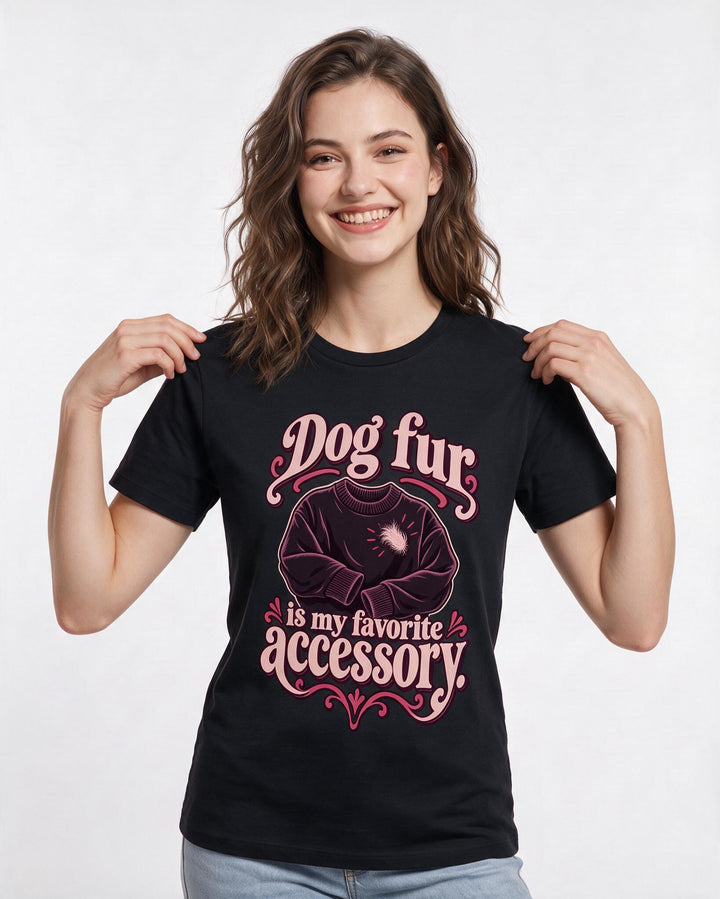 Cat Lover Black T-Shirt for Women – Everyday Expression Graphic Tee product image 1