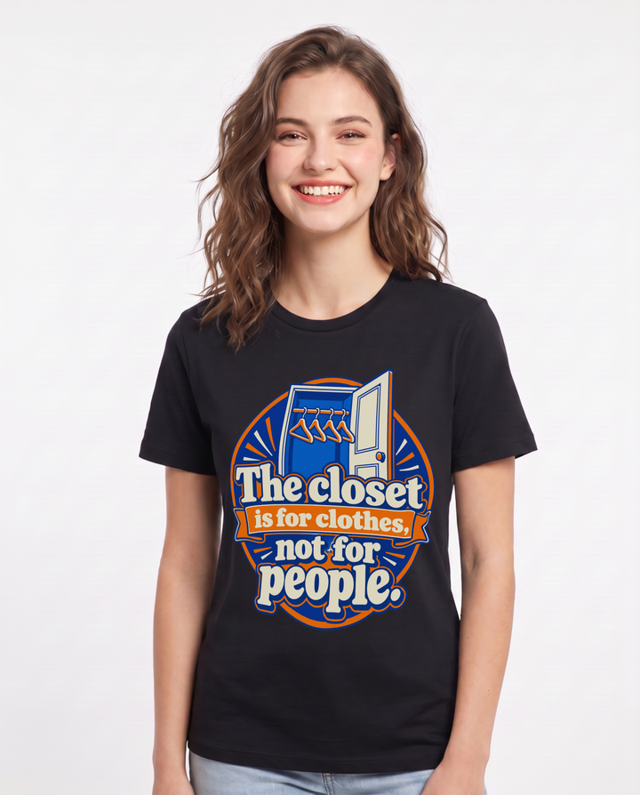 Pride Black T-Shirt for Women – Everyday Expression Graphic Tee product image 3