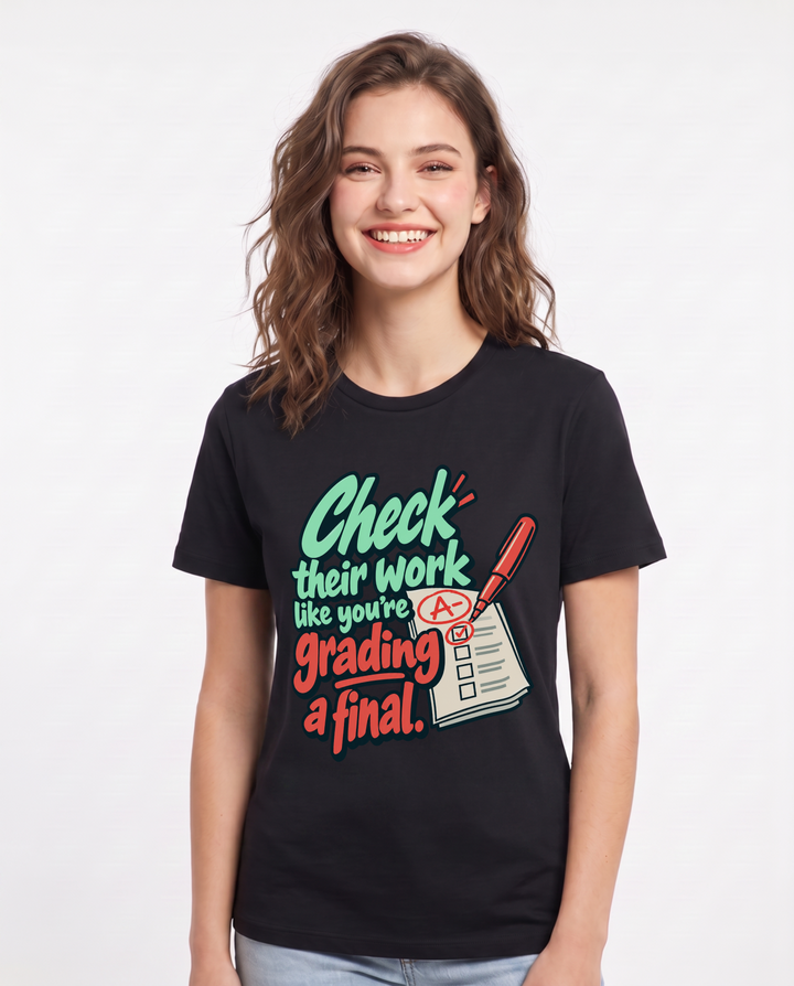Political Statement Black T-Shirt for Women – Everyday Expression Graphic Tee product image 3