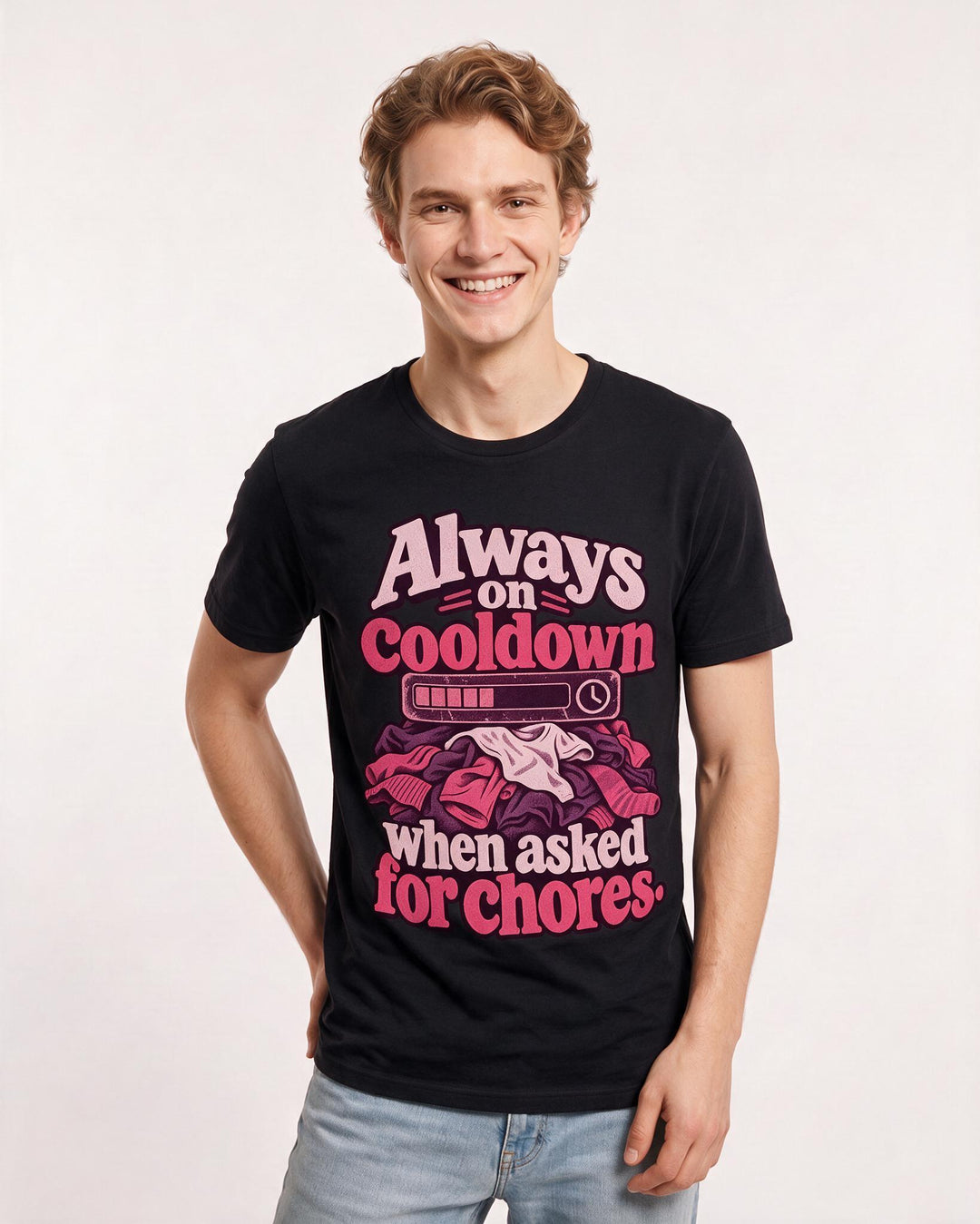 Gaming Black T-Shirt for Men – Game Night Graphic Tee product image 1
