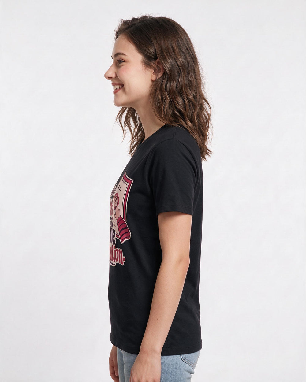 Family Women's Black T-Shirt – I took a masterclass in cookie distribution. product image 2