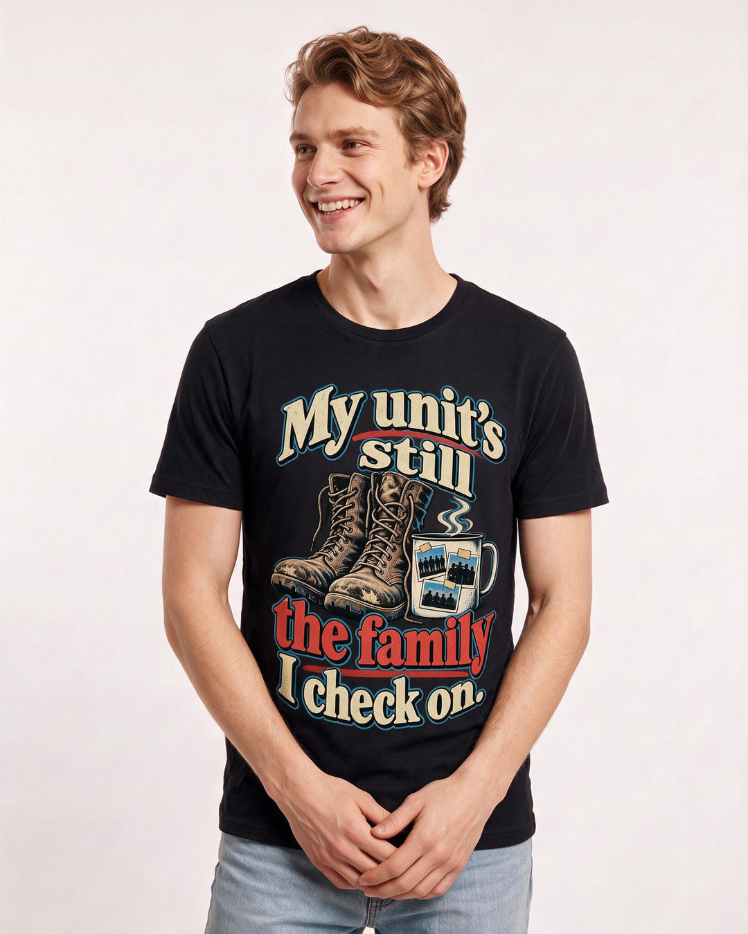Veteran Black T-Shirt for Men – Everyday Expression Graphic Tee product image 1