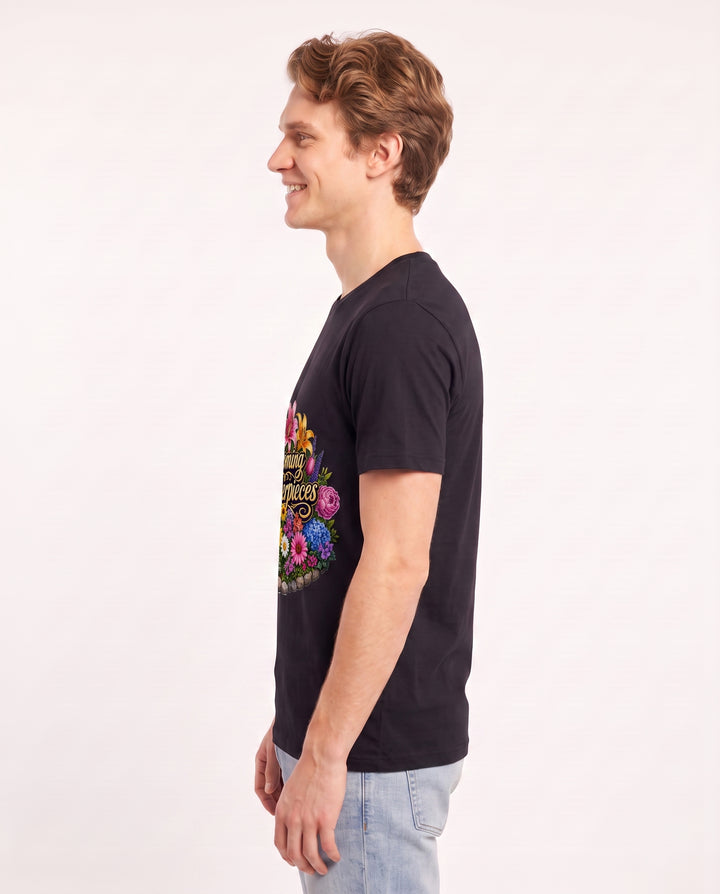 Blooming Masterpieces Men's Black T-Shirt product image 3