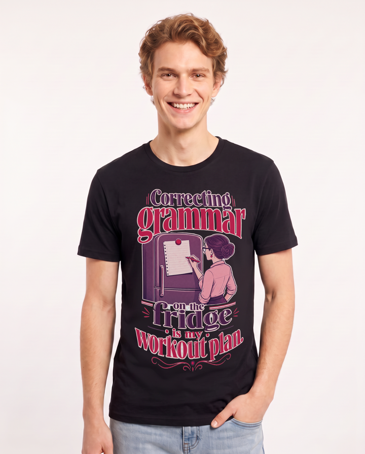 Teacher Black T-Shirt for Men – Everyday Expression Graphic Tee product image 3