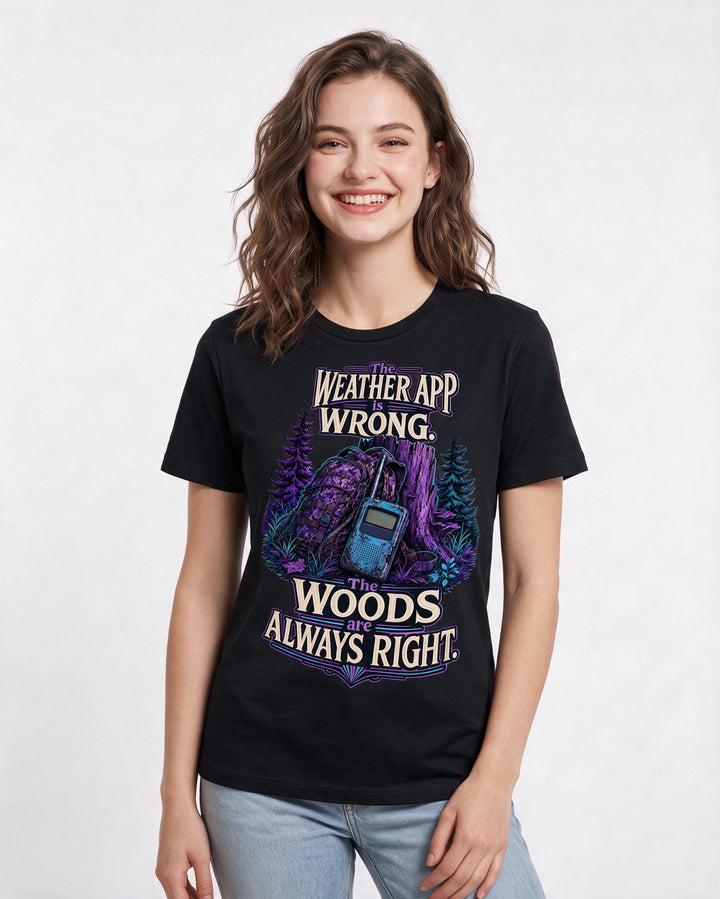 Hunting Black T-Shirt for Women – Everyday Expression Graphic Tee product image 1