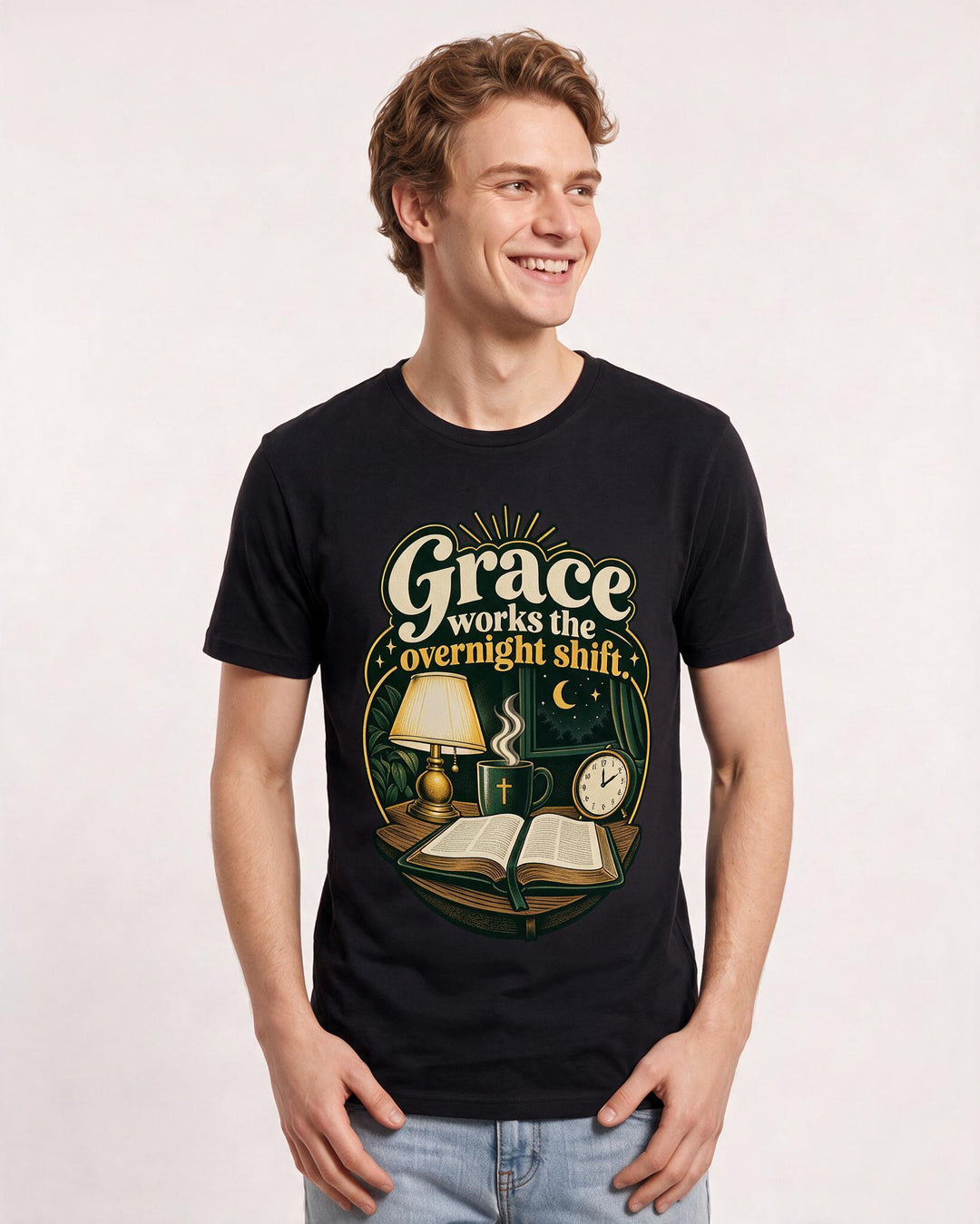 Christian Faith Black T-Shirt for Men – Everyday Expression Graphic Tee product image 1
