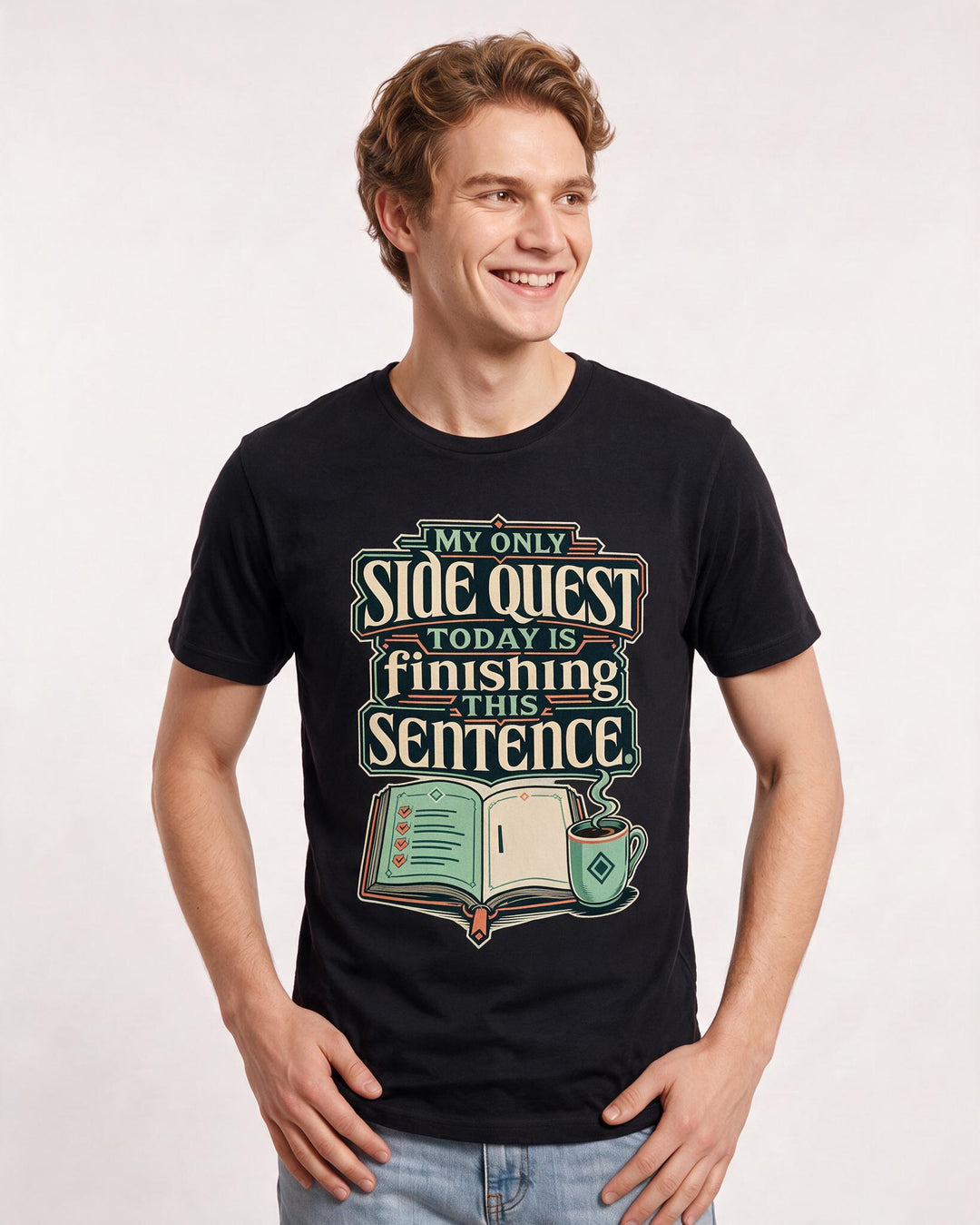 Gaming Black T-Shirt for Men – Game Night Graphic Tee product image 3