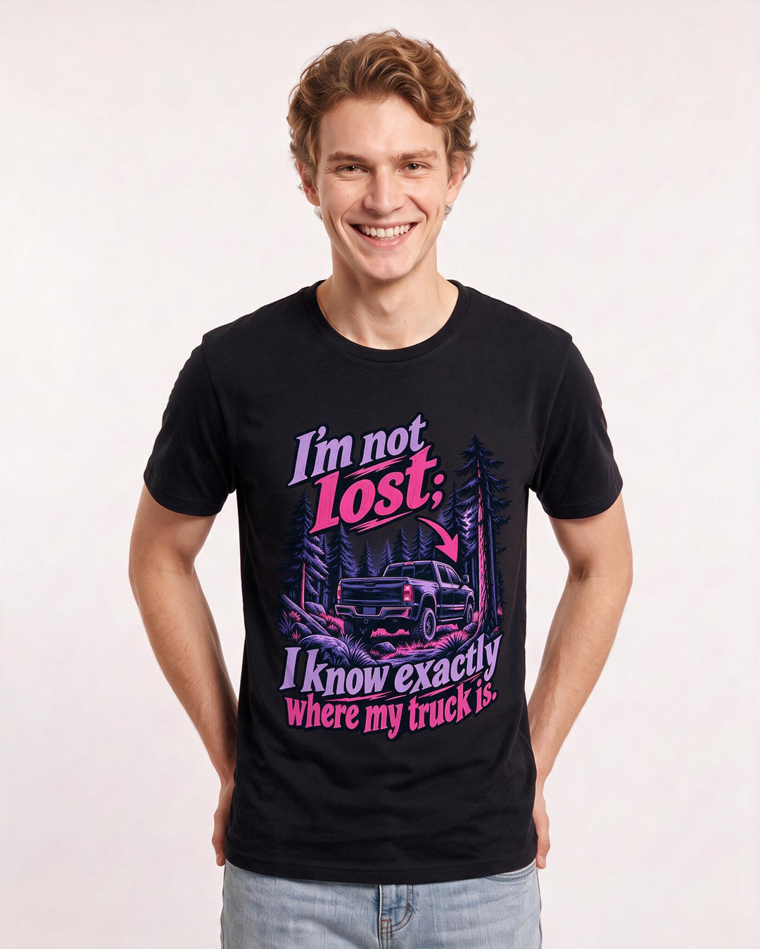 Hunting Black T-Shirt for Men – Everyday Expression Graphic Tee product image 1
