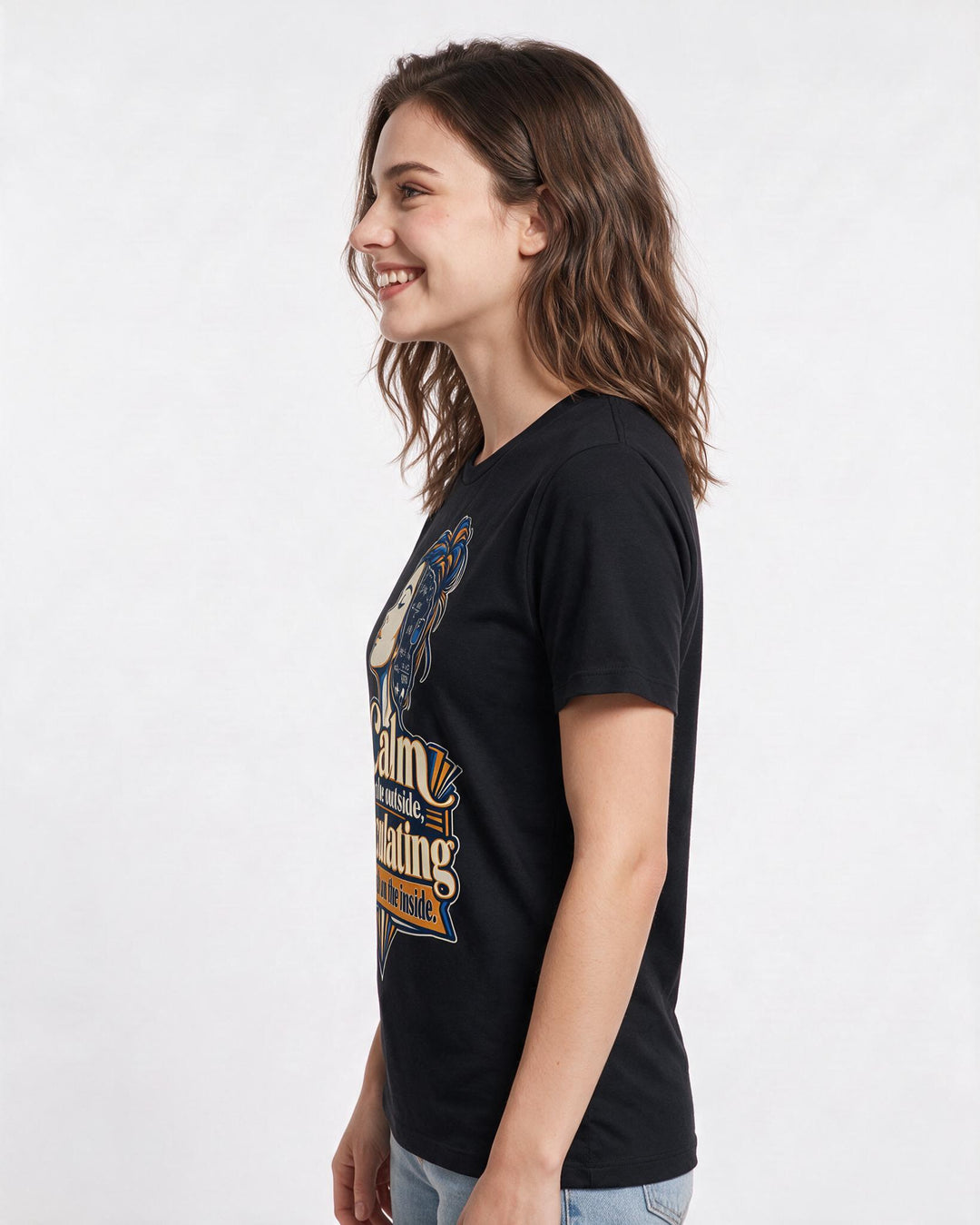 Nurse Black T-Shirt for Women – Nursing Life Graphic Tee product image 2