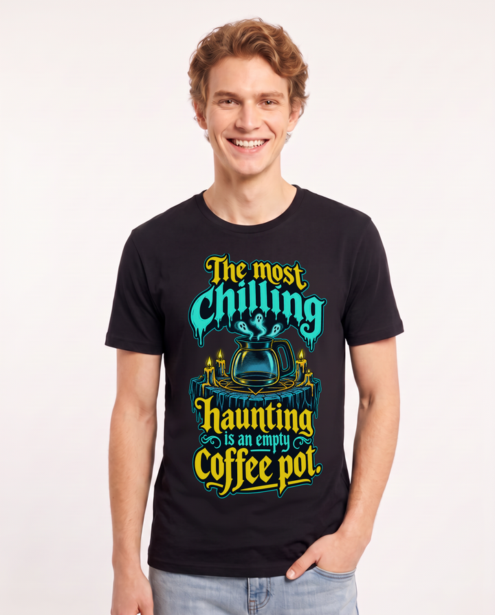 Halloween Black T-Shirt for Men – Halloween Theme Graphic Tee product image 3