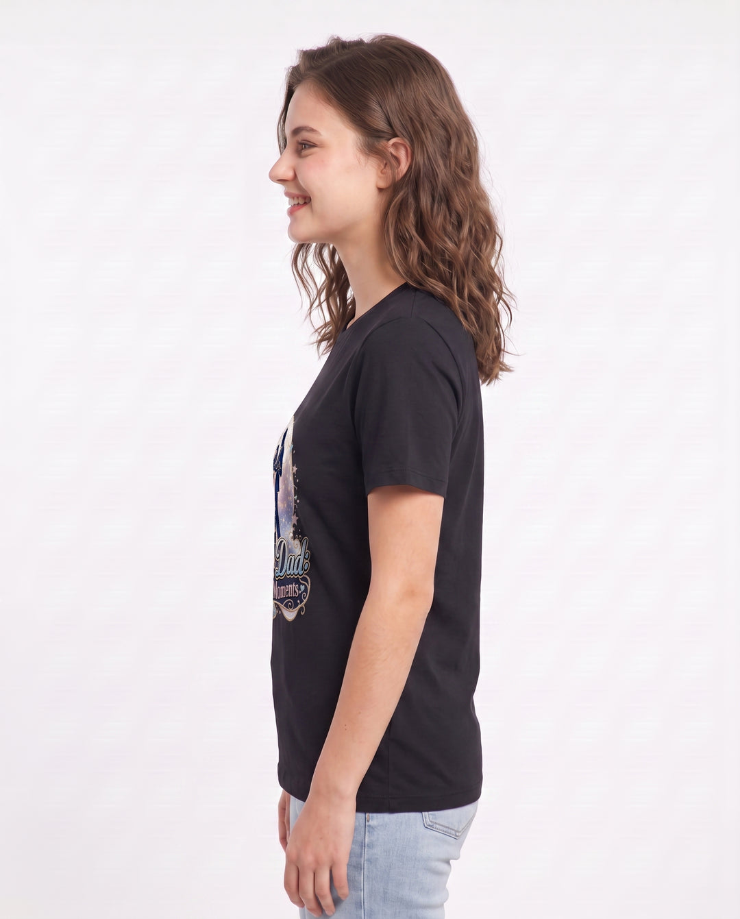 Dance with Dad: Cherished Moments Women's Black T-Shirt product image 3