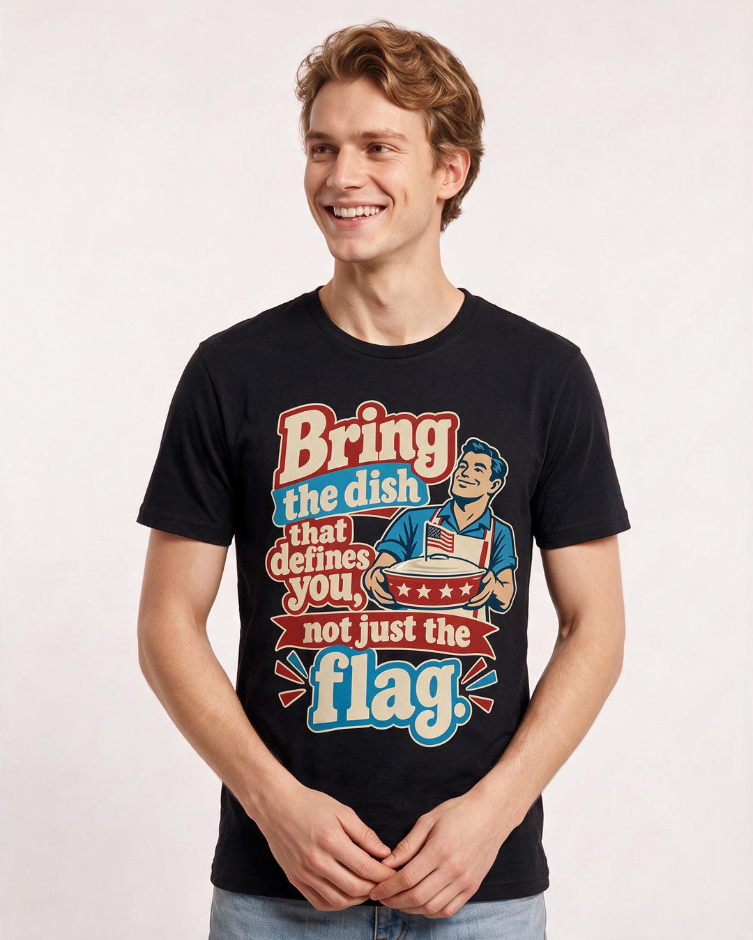 Patriotic Black T-Shirt for Men – Everyday Expression Graphic Tee product image 1