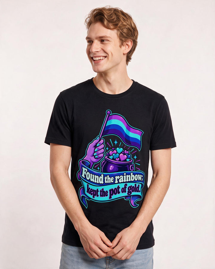 Pride Black T-Shirt for Men – Everyday Expression Graphic Tee product image 1