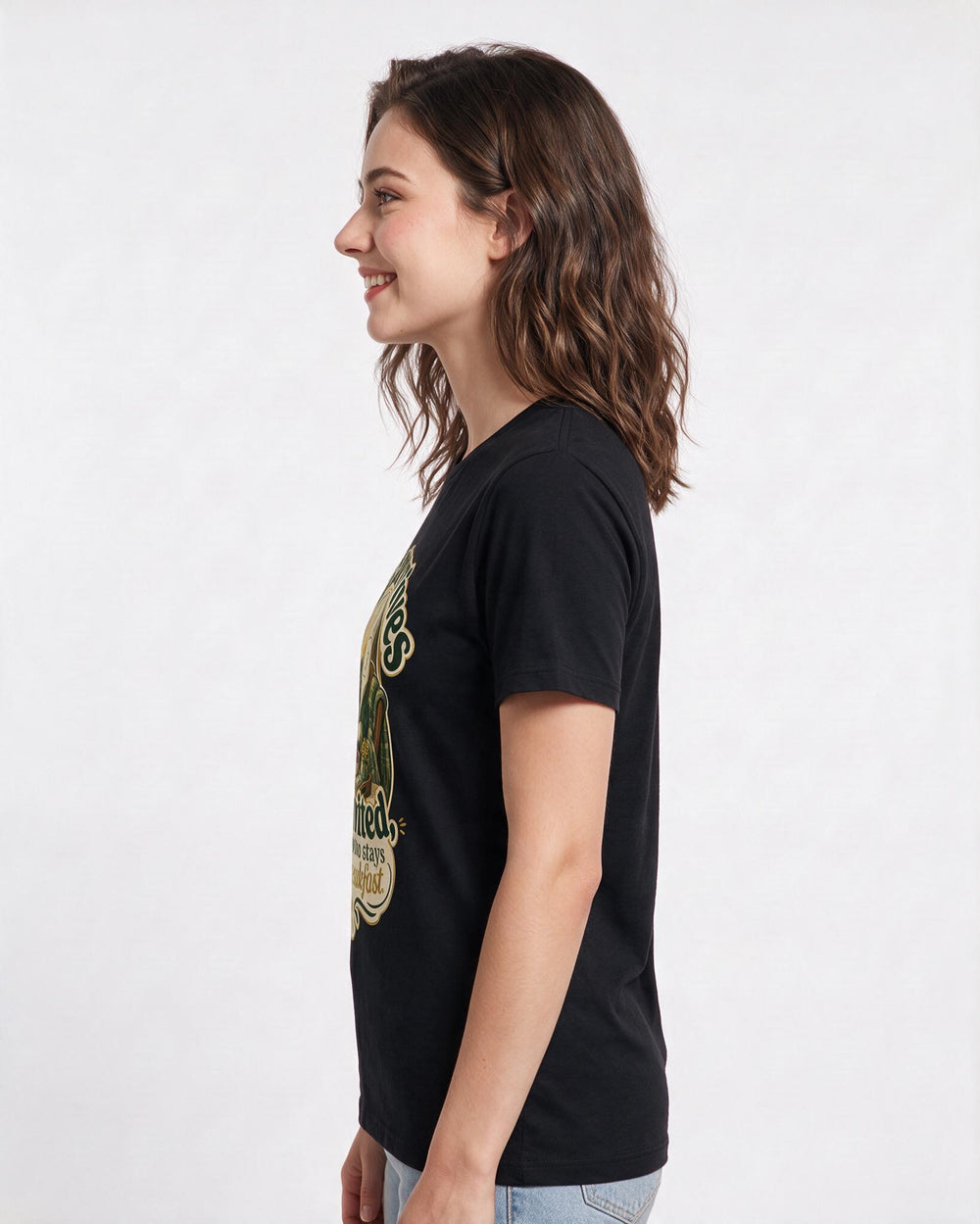 Christian Faith Black T-Shirt for Women – Everyday Expression Graphic Tee product image 2