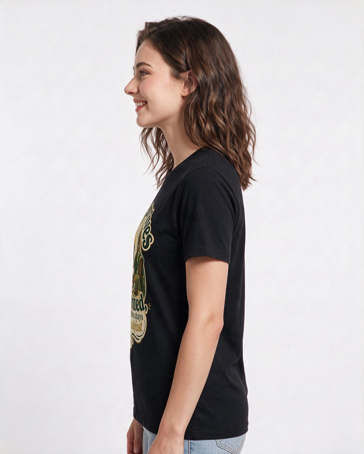 Christian Faith Black T-Shirt for Women – Everyday Expression Graphic Tee product image 2