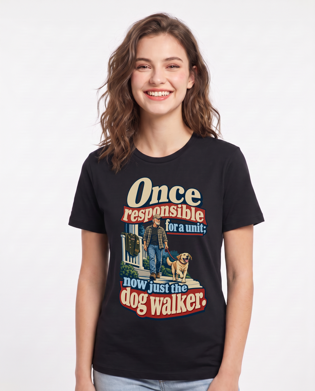 Veteran Black T-Shirt for Women – Everyday Expression Graphic Tee product image 3