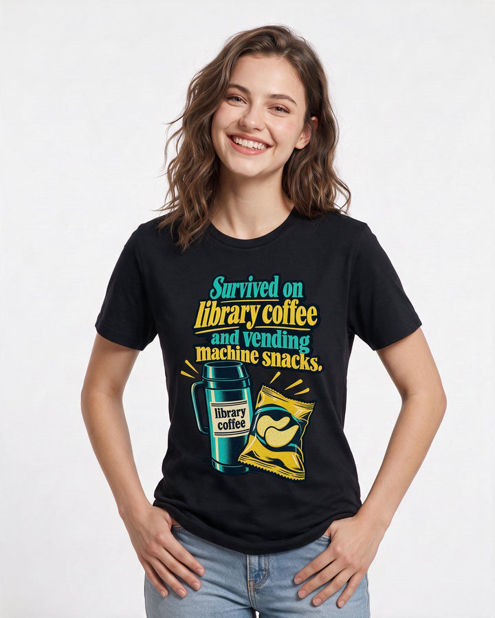 Graduation Black T-Shirt for Women – Everyday Expression Graphic Tee product image 1