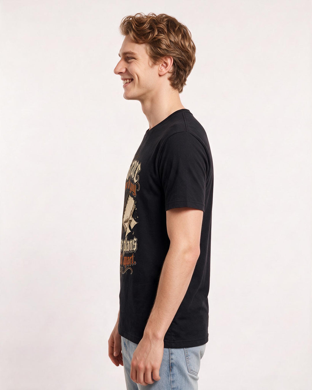 Christian Faith Black T-Shirt for Men – Everyday Expression Graphic Tee product image 2