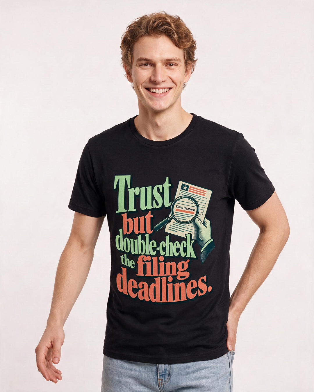 Political Statement Black T-Shirt for Men – Everyday Expression Graphic Tee product image 1