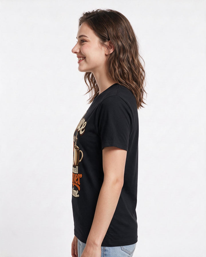 Christian Faith Black T-Shirt for Women – Everyday Expression Graphic Tee product image 2