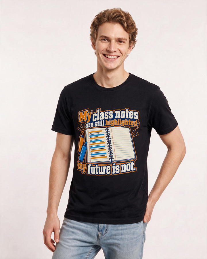 Graduation Black T-Shirt for Men – Everyday Expression Graphic Tee product image 1