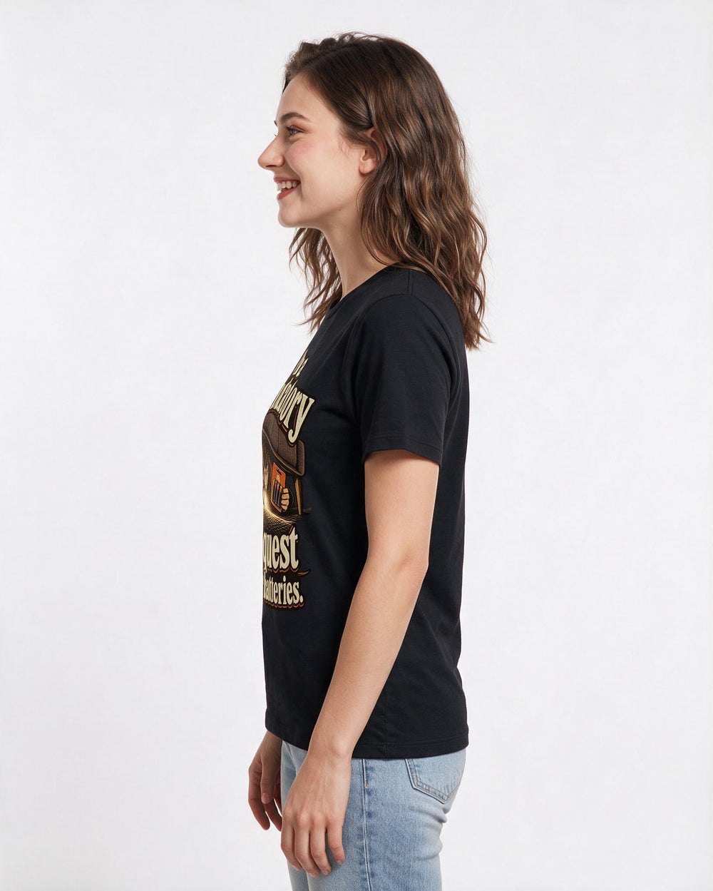Gaming Black T-Shirt for Women – Game Night Graphic Tee product image 2