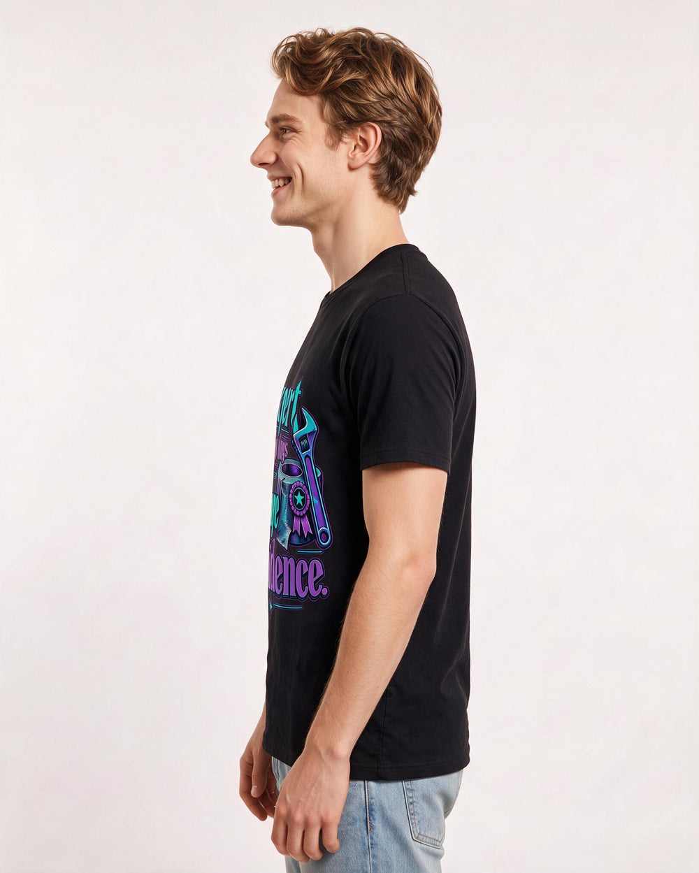 Mom Black T-Shirt for Men – Everyday Expression Graphic Tee product image 2
