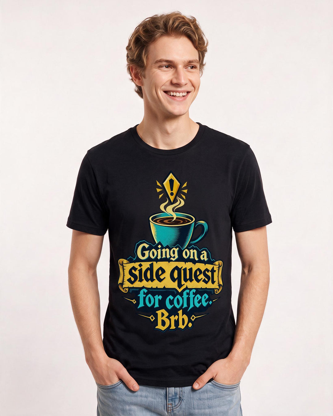 Gaming Black T-Shirt for Men – Game Night Graphic Tee product image 1