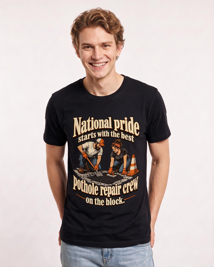 Patriotic Black T-Shirt for Men – Everyday Expression Graphic Tee product image 1