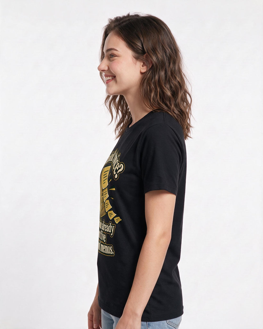 Neurodiversity Black T-Shirt for Women – Everyday Expression Graphic Tee product image 2