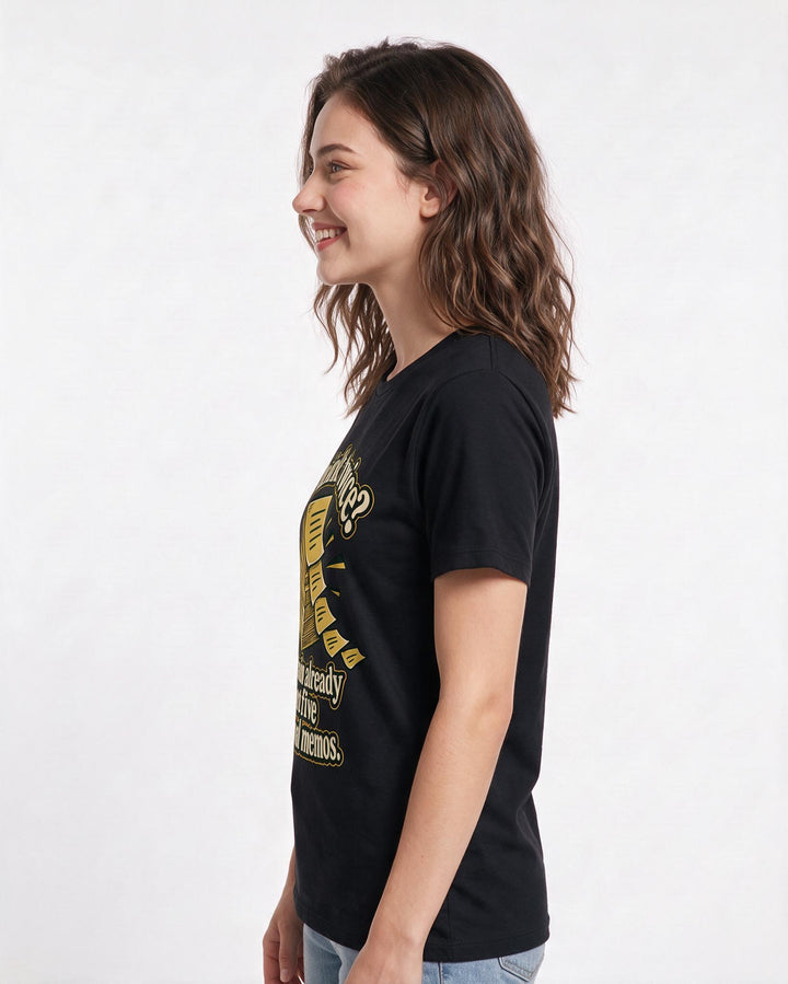 Neurodiversity Black T-Shirt for Women – Everyday Expression Graphic Tee product image 2